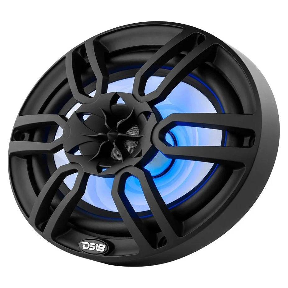 DS18 NXL-69/BK, svarta 6x9 tums marinhögtalare med LED, par