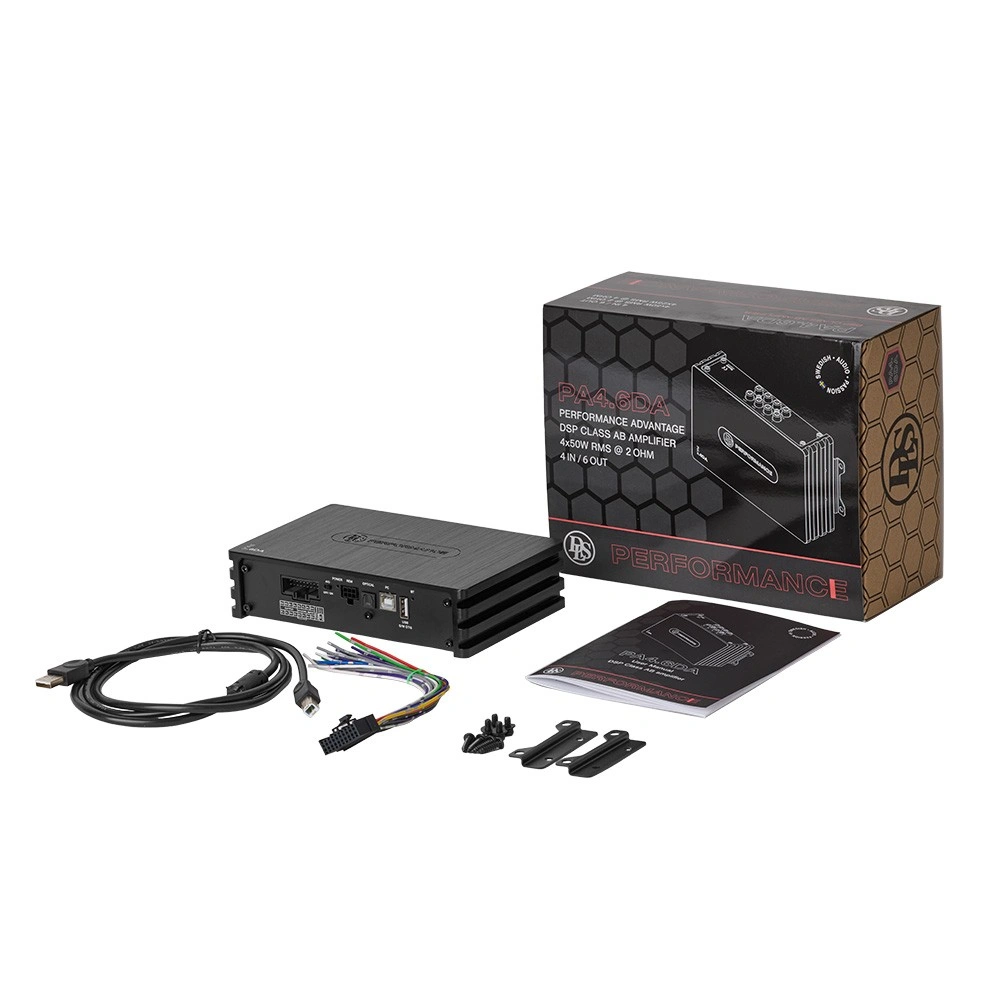 DLS PA4.6DA, 6-kanalig DSP med inbyggd förstärkare och Bluetooth