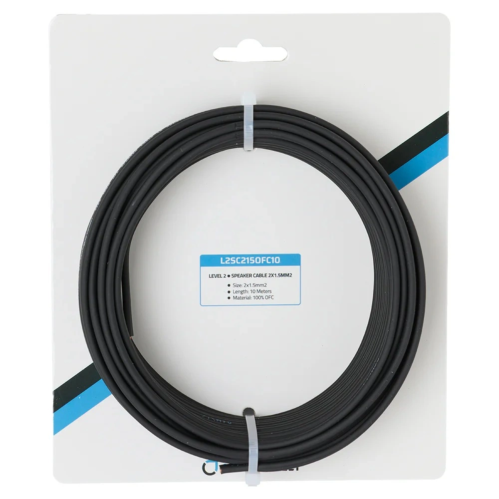 Auto-Connect OFC-Högtalarkabel 2x1.5 mm², 10 meter