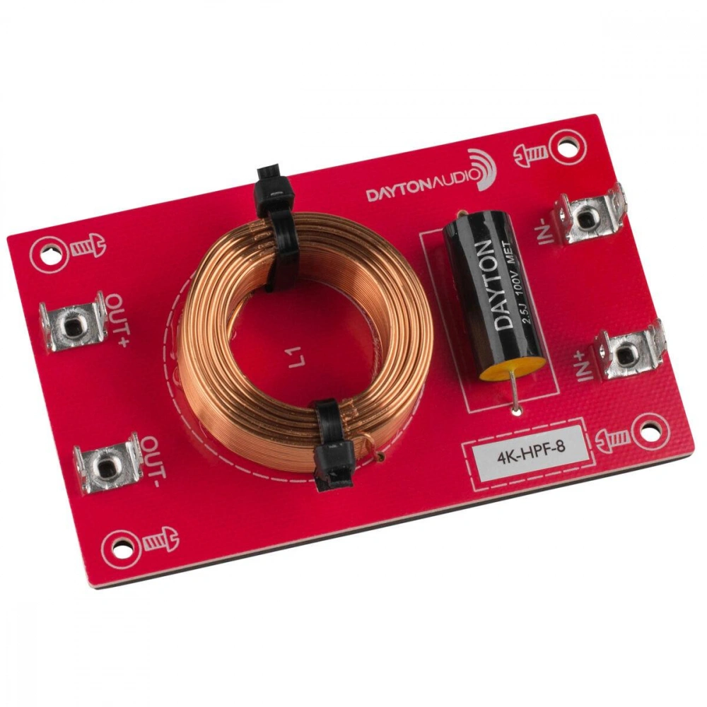 Dayton Audio Högpassfilter 12dB/okt 8ohm, styck