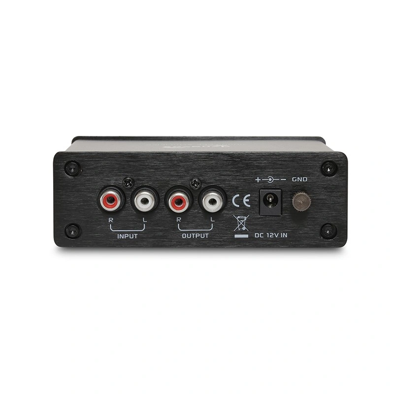 Dynavox TC-5B RIAA-förstärkare med batteristöd, svart