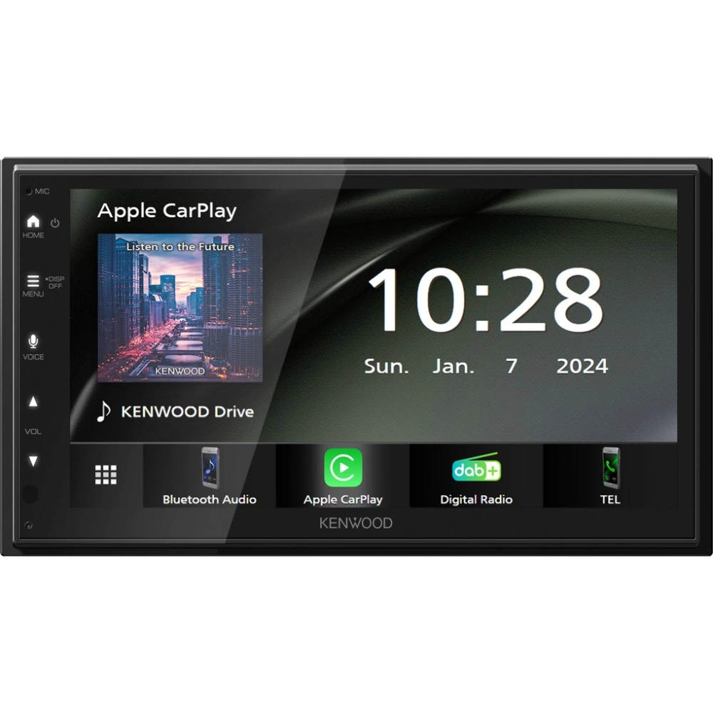 Kenwood DMX5023DABS, bilstereo med DAB, CarPlay & Android Auto