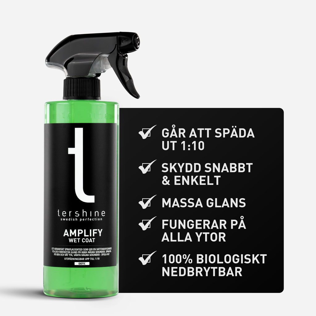 Tershine Amplify - Wet Coat, keramiskt sprayvax, 500 ml