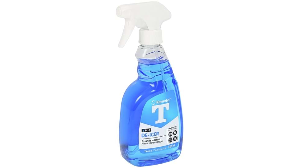Flytande isskrapa Kemetyl T-Blå De-Icer, 0.5 liter