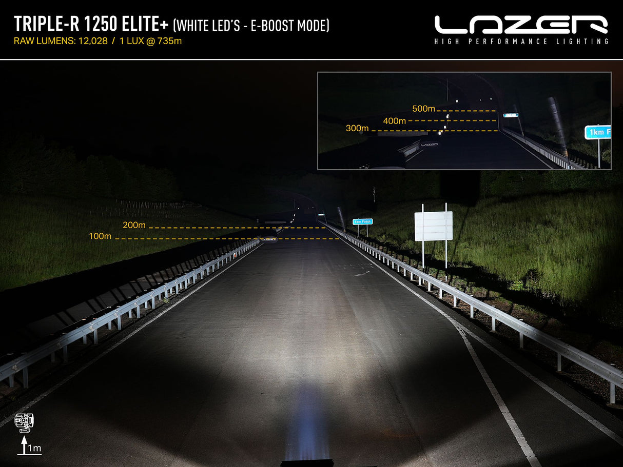 Extraljus Lazer Triple-R 1250 Elite+ - Rak / 59 cm / 220W