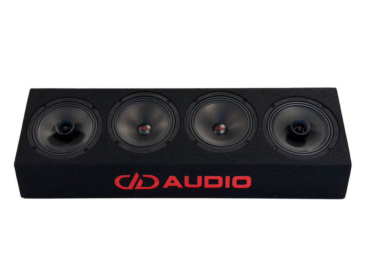 DD Audio LE-VO-MX208.4, 8" midbasar i färdigmonterad raggarplanka