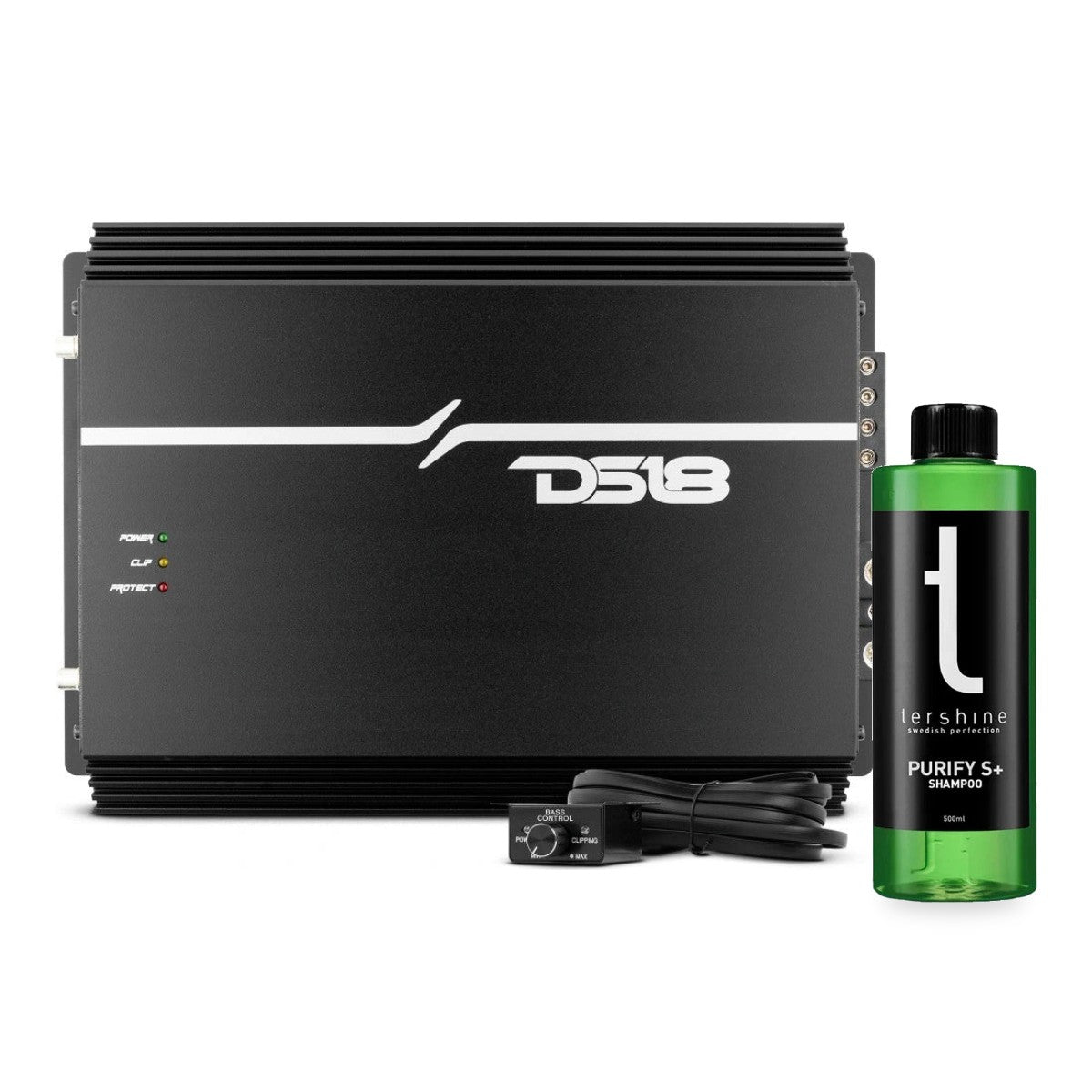 DS18 EXL-P2000X1D med Tershine Purify S+