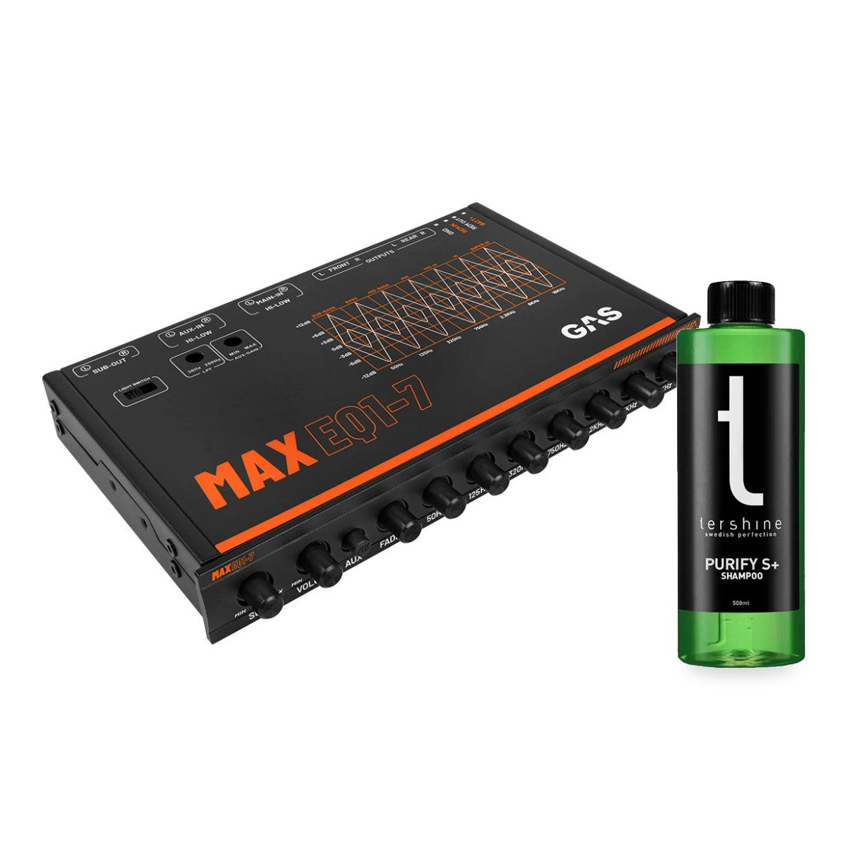 GAS MAX EQ1-7 med Tershine Purify S+
