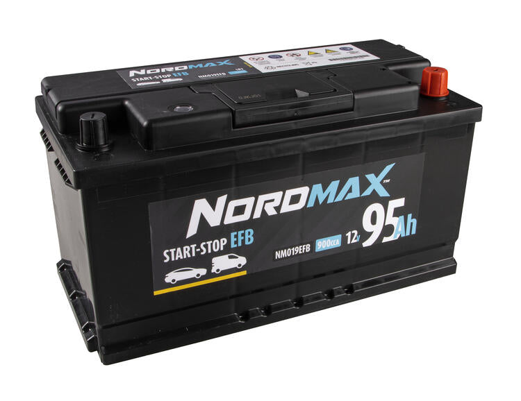 Nordmax EFB Start/Stoppbatteri 12V 95Ah 900A
