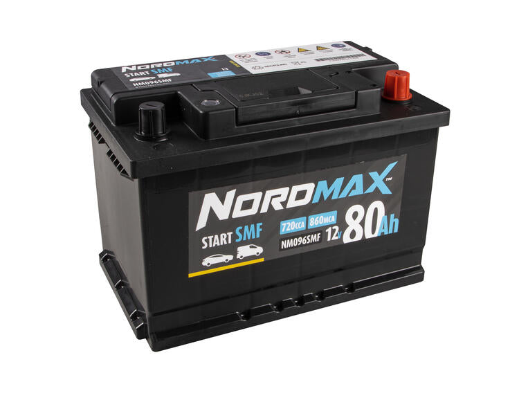 Nordmax SMF Start/Stoppbatteri 12V 80Ah 720A