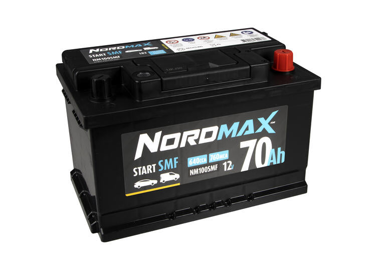Nordmax SMF Start/Stoppbatteri 12V 70Ah 640A