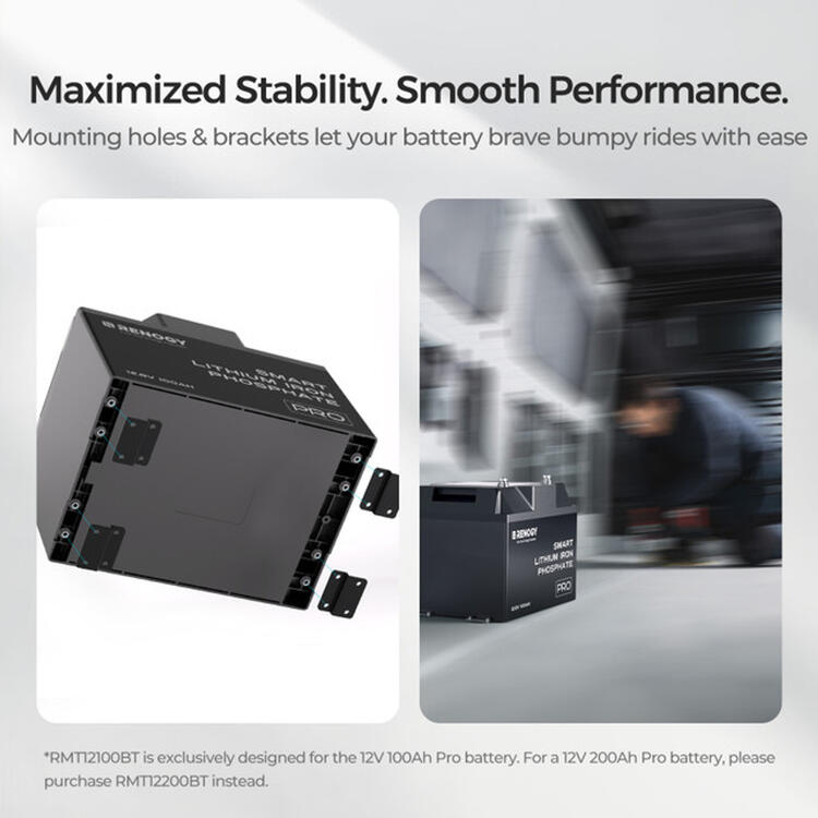 RENOGY Fästen Batterier RMT12100BT