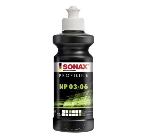 Sonax Profiline NP 03-06 – Finpolermedel för högblanka resultat utan hologram - 250 ml