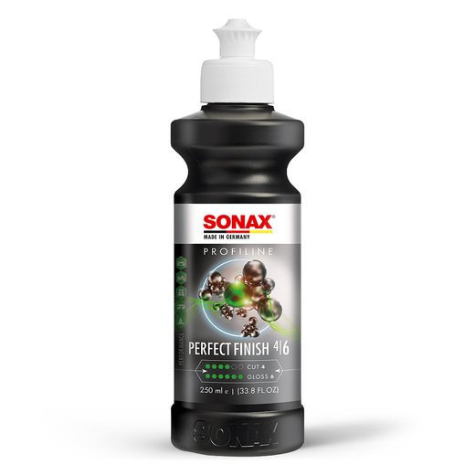 SONAX ProfiLine Perfect Finish, 250 ml – 1-stegs polermedel för professionellt resultat