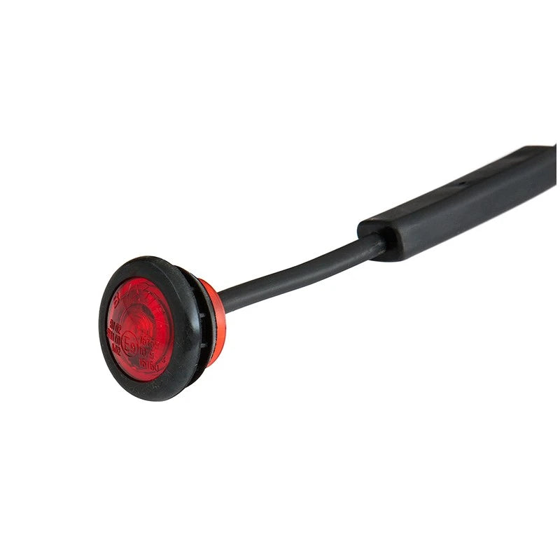 10-PACK SUPERVISION LED MINI POSITIONSLYKTA RÖD 0,5M KABEL