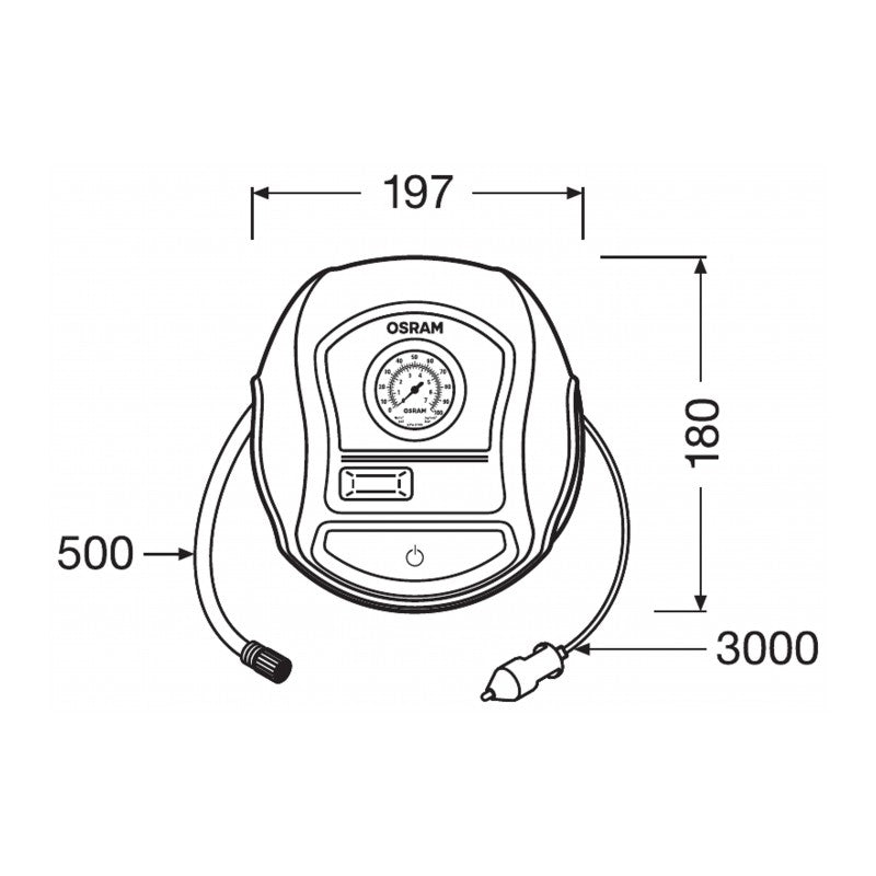 OSRAM TYREinflate 200 OTI200 Luftkompressor