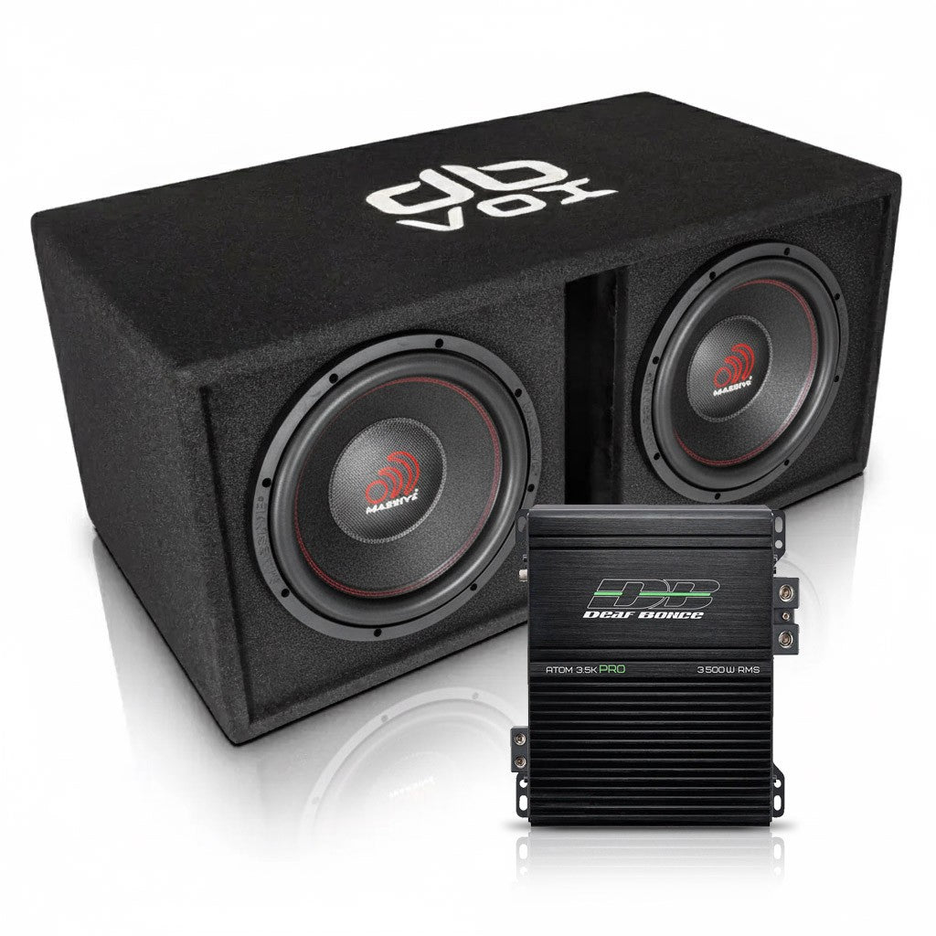 Massive Audio 2x12" Baslåda SUMMO XL ampkit
