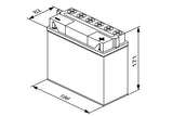 BOSCH SLI-Batteri 12V 19 ah 100 A