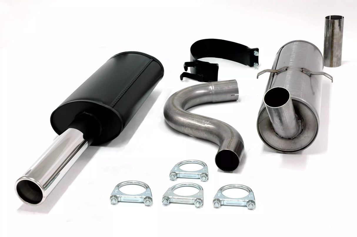 SPORTAVGASSYSTEM- Rostfritt- 2,5" VOLVO 740/760/940 Turbo - Ändrör 1x80mm