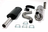 SPORTAVGASSYSTEM- Rostfritt- 2,5" VOLVO 740/760/940 Turbo - Ändrör 1x80mm