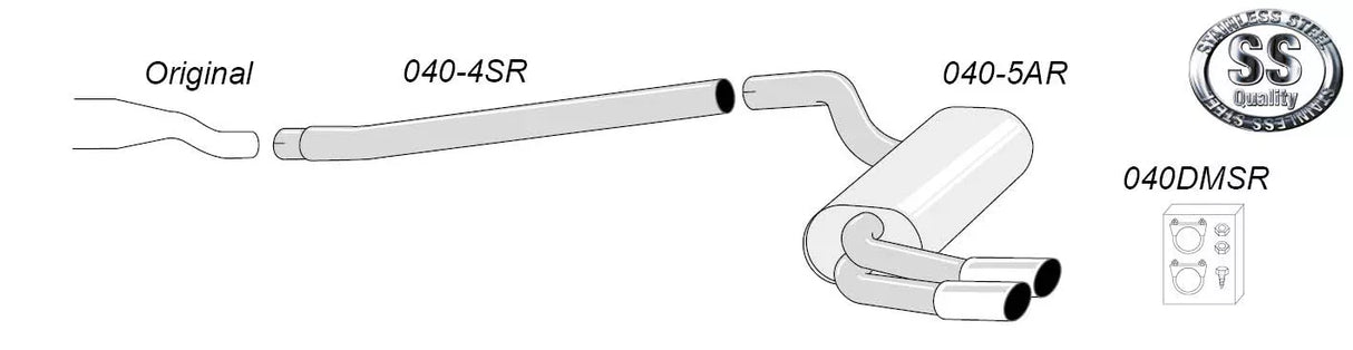 A3 (8PA) Quattro Sportback 1.8TFSi/2.0TFSi år 2005-2013