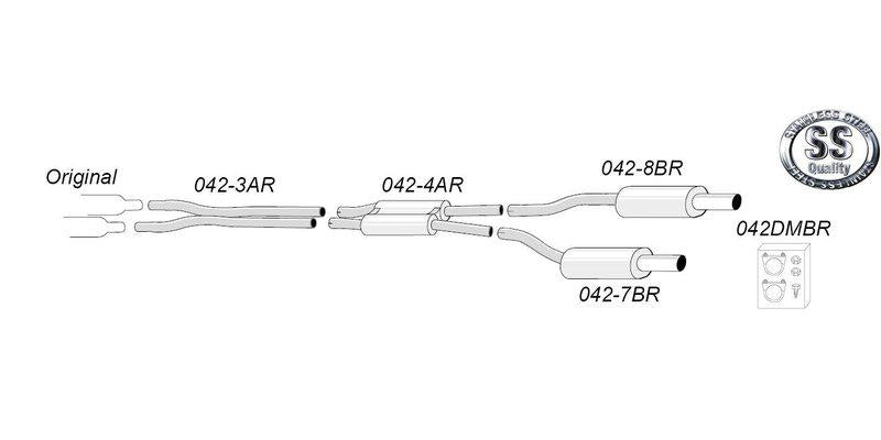 Avgassystem Audi A6 4B 01-04 2,4 / 3,0 Quattro