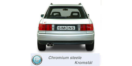 Avgassystem Audi S2/RS2 2,2i Quattro 4D