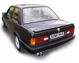 Avgassystem BMW E30 6-cyl 2*70