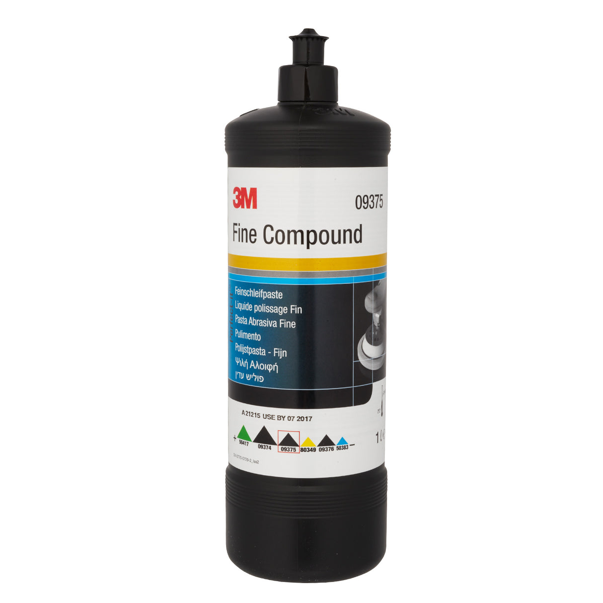 3M Perfect-It Fint Polermedel – 1 liter, Svart