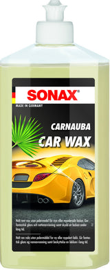 SONAX Carnauba Wax 500 ml – Rent skyddsvax med äkta carnauba för djup glans och långvarigt skydd