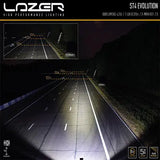 Extraljus Lazer ST4 Evolution - Rak / 21 cm / 47W - Komplett paket