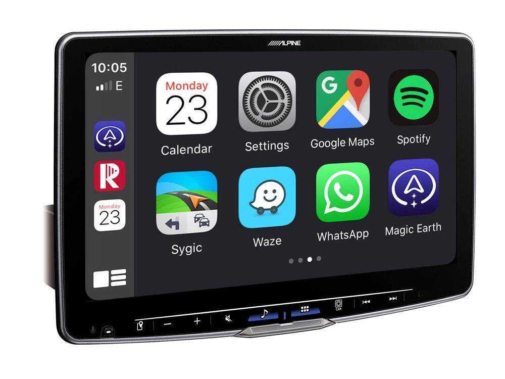 Alpine ILX-F115D (Halo 11), bilstereo med CarPlay, Android Auto och DAB+