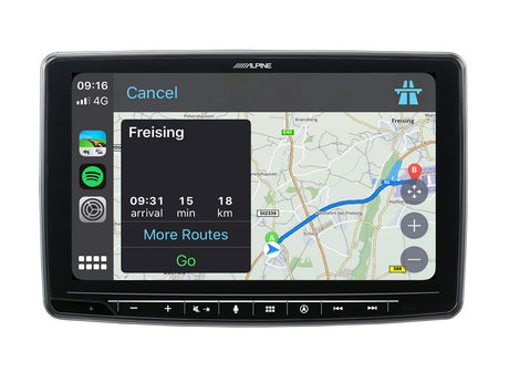 Alpine INE-F904D Halo9, bilstereo med navigation, DAB+, Apple CarPlay och mer!