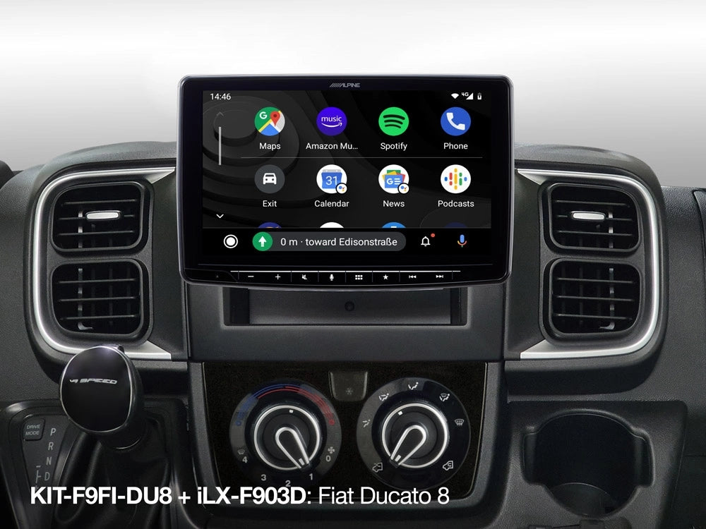 Alpine KIT-F9FI-DU8, installationskit för Fiat Ducato 8