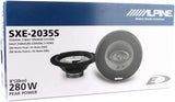 Alpine SXE-2035S, 8 tums koaxialhögtalare