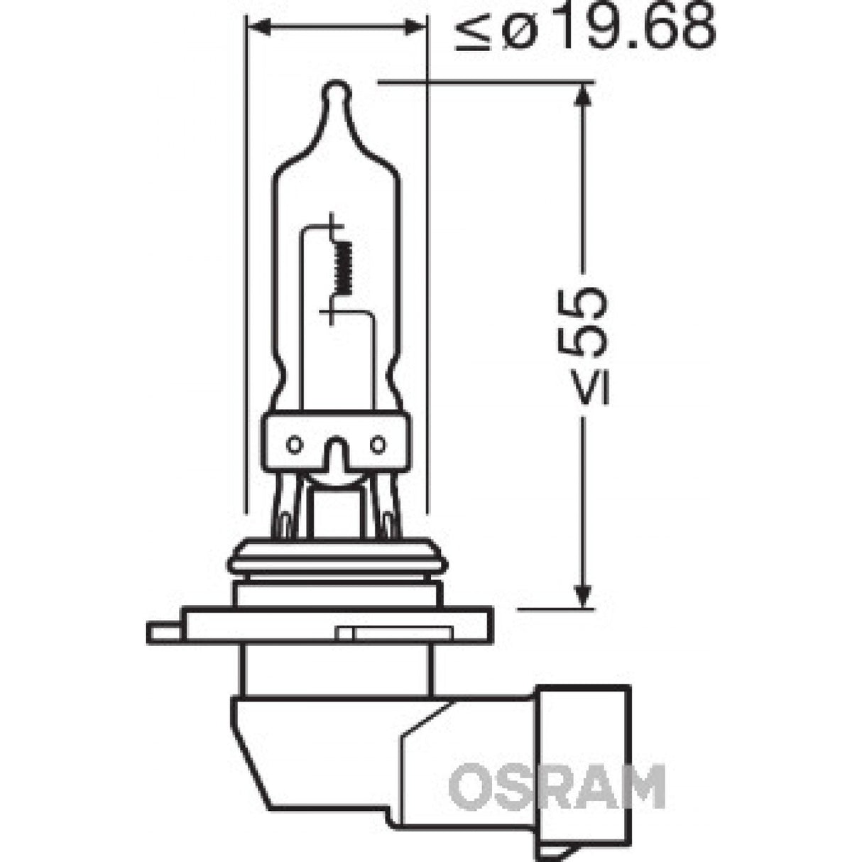 OSRAM NIGHT BREAKER LASER HB3 9005NL-HCB – Halogenlampa 12V 60W