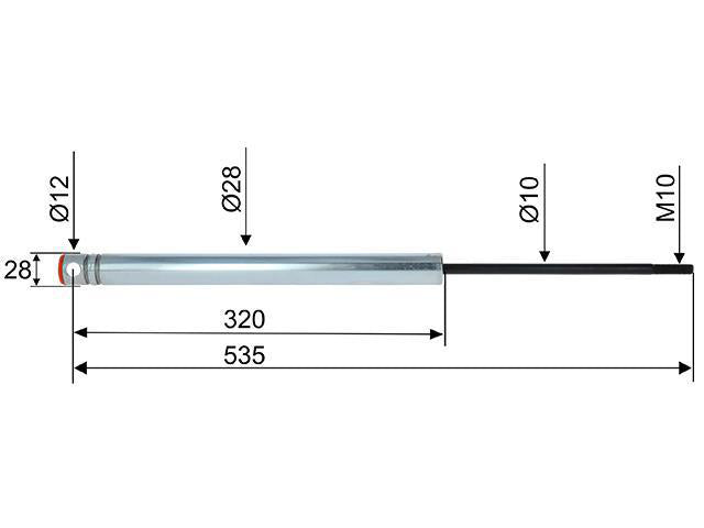 Påskjutsdämpare Knott KF13 CC=535 Valeryd
