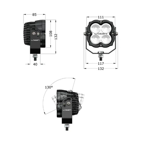 LAZER UTILITY ADR 80W ARBETSBELYSNING