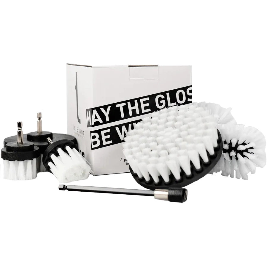 Tershine Borstar för skruvdragare, medium