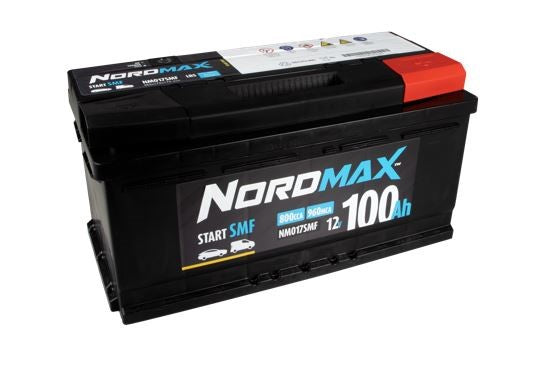 Startbatteri. Nordmax SMF 12V 100Ah 800A