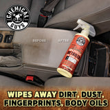 Chemical Guys Leather Quick Detailer, 473 ml – Snabb läderrengöring för naturligt och konstläder