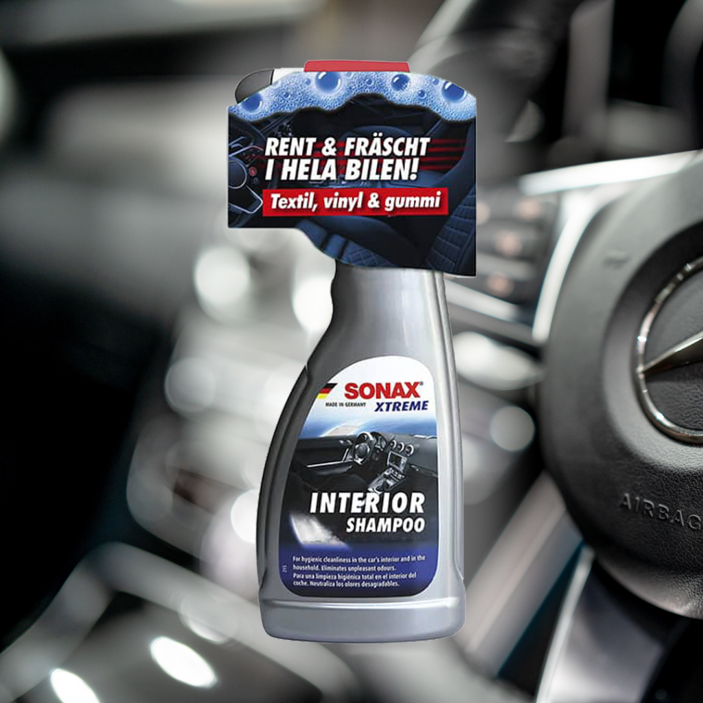 SONAX Xtreme Interior Shampoo 500 ml – Effektiv interiörrengöring för textil, vinyl och gummi