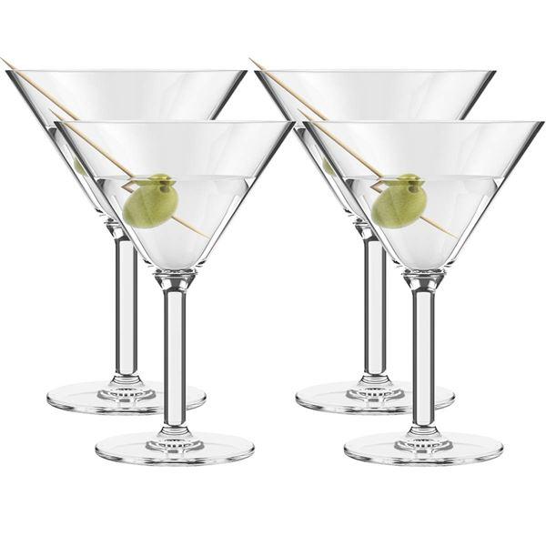 Bodum OKTETT Martiniglas 4-pack – Slagtåliga, stilrena och perfekta för utomhusbruk