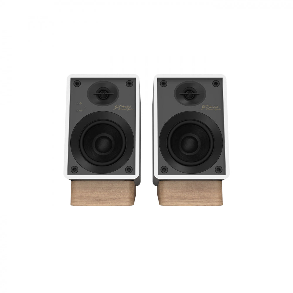 Onkyo GX-10DB aktiva stativhögtalare, vit