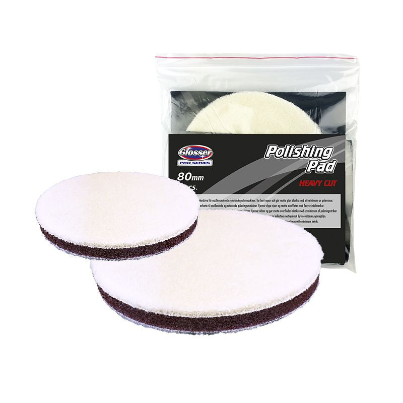Glosser Pro Polérskiva Heavy Cut – Kraftfull repborttagning med blank finish och minimalt efterarbete