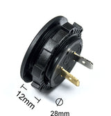4Connect 4-600154 waterproof voltage display 9-24V