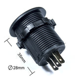 4Connect 4-600155 voltmeter/ammeter 12/24V