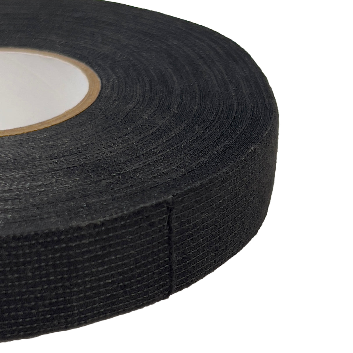 FOUR Connect PET Fleece Tape, W:19mm, L:25m/roll, black color, tearable