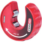 KS TOOLS kopparrör spärr rörkapare 22mm KS104.2022