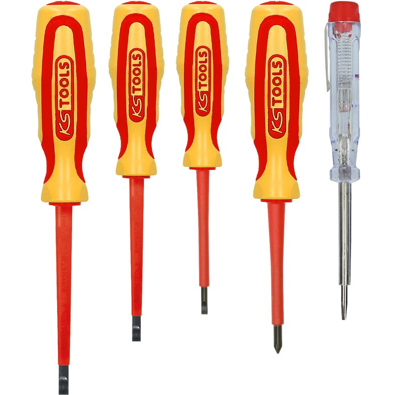 KS Tools ERGOTORQUE VDE Skruvmejselsats – 5-delars